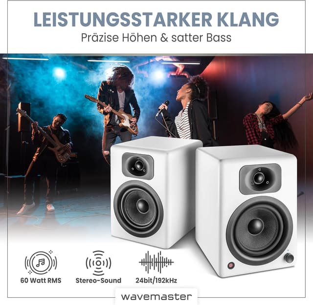 Thumbnail 4 de wavemaster TWO NEO soft white Regallautsprecher