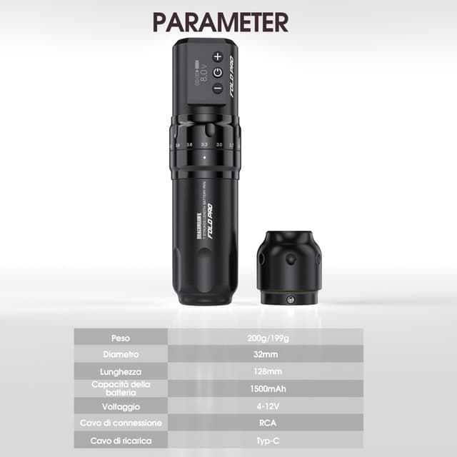 Thumbnail 1 de Dragonhawk Fold Pro Macchinetta per tatuaggi 1500mAh