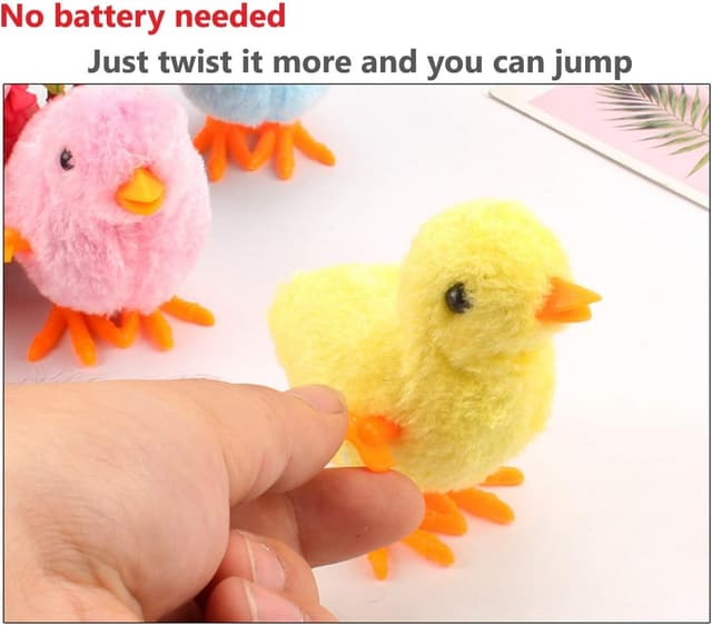 Detalle de Huayifa Ostern Aufzieh Küken Spielzeug 4er-Set