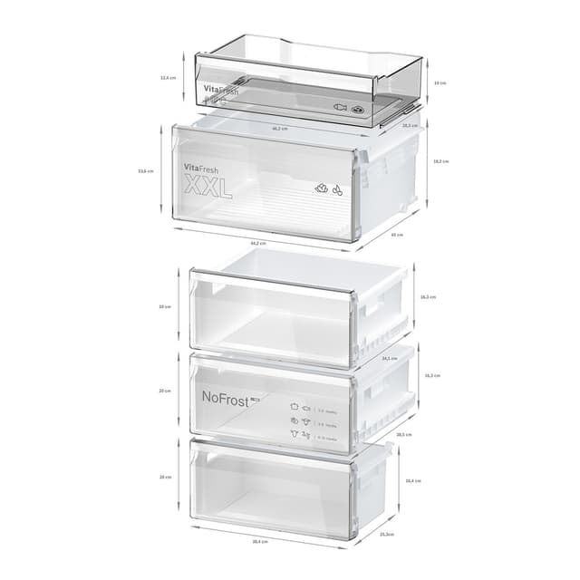 Thumbnail 5 de Bosch KGN392WCF