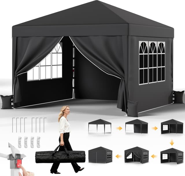 Detalle de JUMMICO Tensione Pieghevole 3x3 m