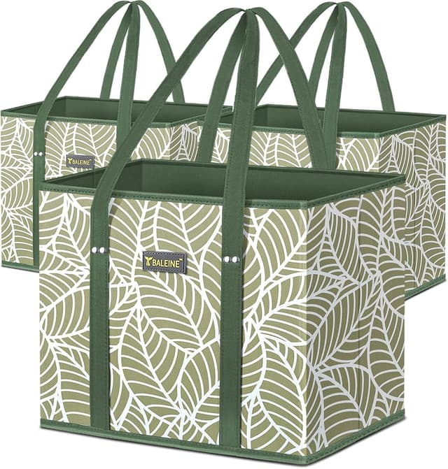 Detalle de BALEINE 3Pk Reusable Grocery Bag 10x11x13
