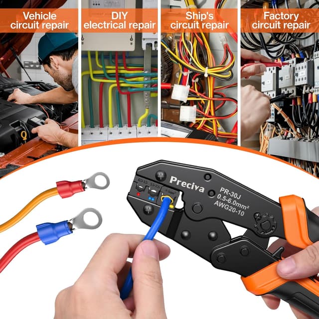 Thumbnail 6 de Crimpzange Set mit 425 Kabelverbindern