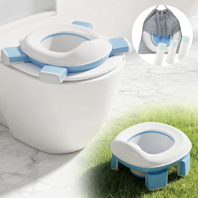 Detalle 2 de DEANIC 2-in-1 Portable Travel Potty 60 liners 🚼