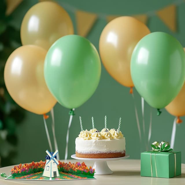 Thumbnail 5 de Windmühle im Tulpenfeld Pop Up Karte - Grußkarten