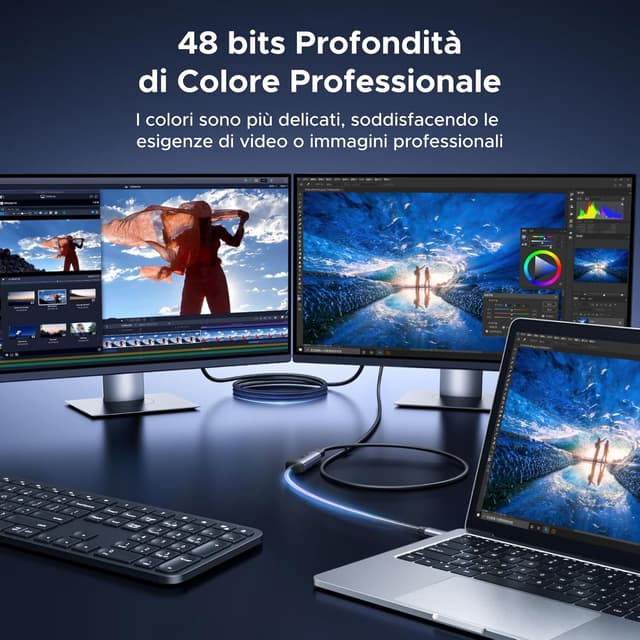 Detalle 2 de UGREEN USB-C DisplayPort 2.1 16K