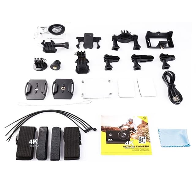 Detalle 2 de Klack K4K Cámara deportiva 4K con Wi‑Fi azul