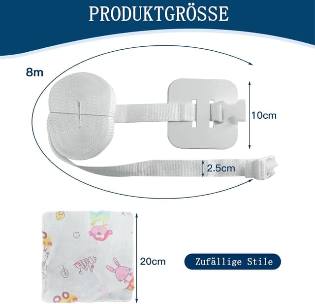 Thumbnail 1 de BORISCA Gurt Beistellbett 8 m 🧸