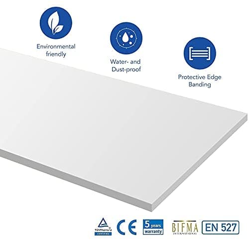 Detalle 2 de FLEXISPOT Tablero de Madera con Esquina Curva 📝