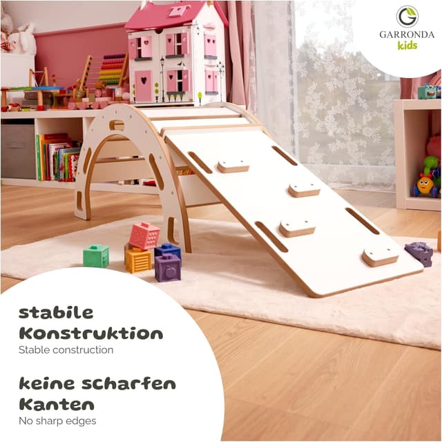 Thumbnail 3 de Garronda GD-0058 Kletterbogen mit Rutsche 2‑in‑1