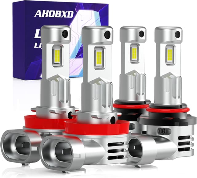 Detalle de AHOBXD 9005 H11 LED bulbs 90,000LM