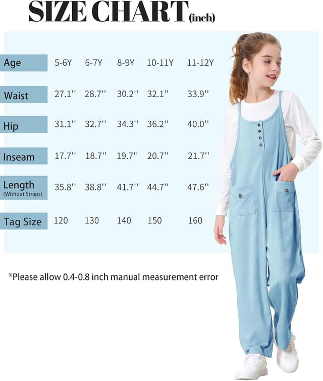 Thumbnail 5 de Rolanko Mädchen Jumpsuit Ärmellos 👗