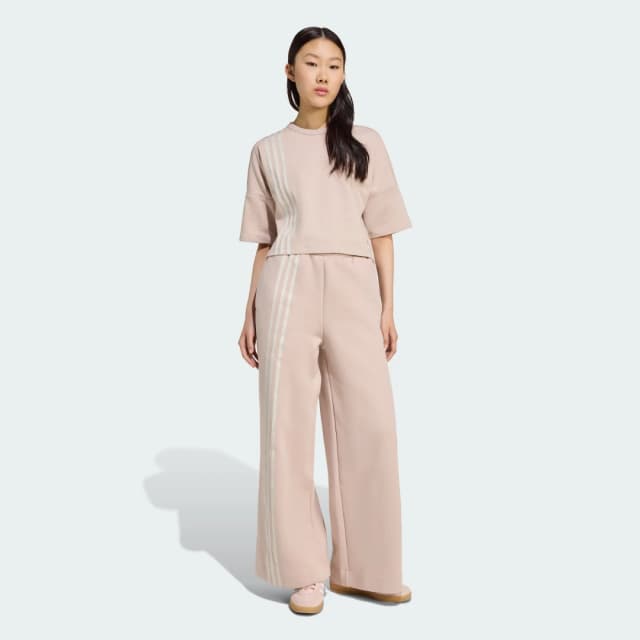 Thumbnail 2 de Adidas Camiseta Off Placed 3 Stripes Marrón