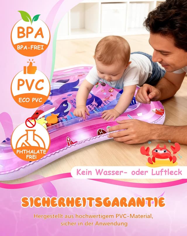 Detalle 2 de Wincany Wassermatte Baby Spielzeug 3-12 Monate
