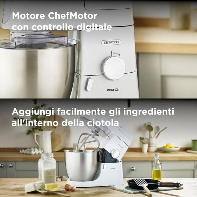 Detalle 2 de Kenwood Chef XL impastatrice planetaria 1200 W
