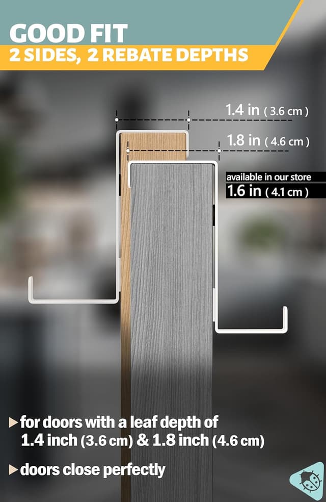 Thumbnail 2 de Menz Over Door Hanger set of 10, 4.6 cm 🚪