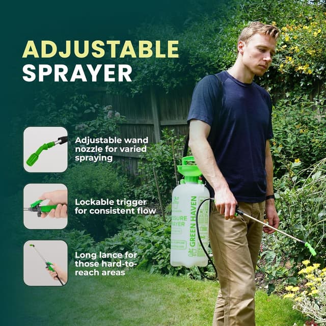 Thumbnail 2 de Green Haven 8 Litre Garden Pressure Sprayer