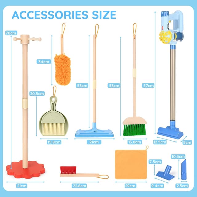 Thumbnail 6 de Dreamon Aspirapolvere per bambini con aspirazione e funzione audio + set da 11 accessori