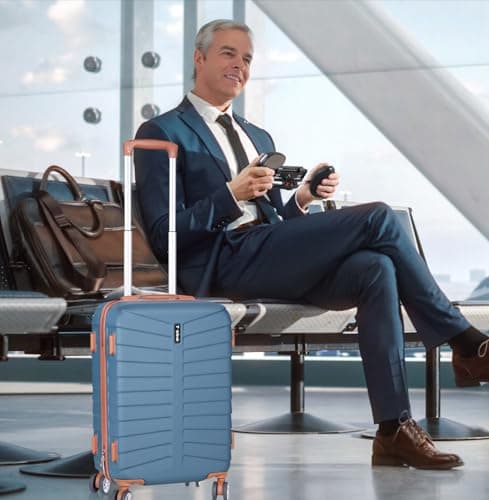 Detalle 2 de Juego de 3 maletas T-LOVENDO.ES rígidas ABS con ruedas 360° (cabina, mediana y grande)