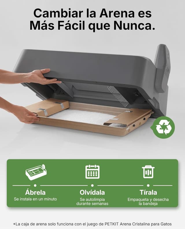 Thumbnail 2 de PETKIT PUROBOT Crystal Duo Arenero Autolimpiable