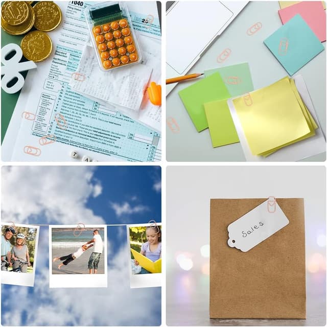 Thumbnail 6 de Vicloon Kleine Büroklammern 130 Stück 💼