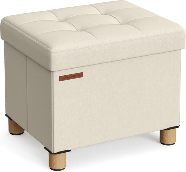 Detalle de SONGMICS Puff Almacenaje 32 x 40 cm