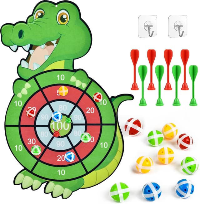 Detalle de Vicloon bersaglio per bambini con pistola giocattolo, frecce in schiuma e palline appiccicose