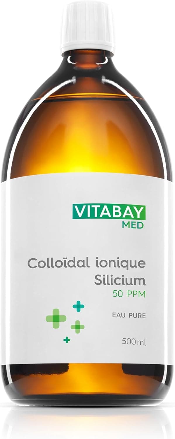 Detalle de Vitabay Silicium Colloïdal 50 PPM (99,99% pureté) 500 ml vegan