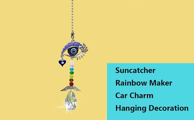 Thumbnail 3 de Blue Evil Eye Car Charm 36cm Healing Crystal