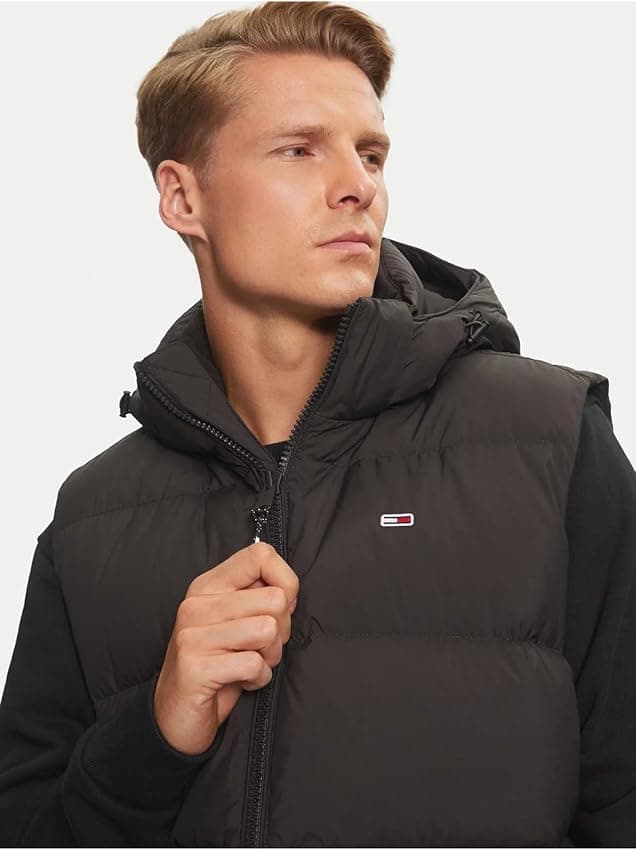 Thumbnail 6 de Tommy Jeans Essential Down Vest Hombre 🧥 Azul Dark Night Navy, M