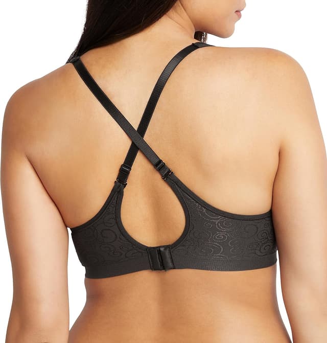 Detalle de Bali Comfort Revolution DF3463 Wireless Bra for Women (Full Coverage, Moisture-Wicking, Wirefree)