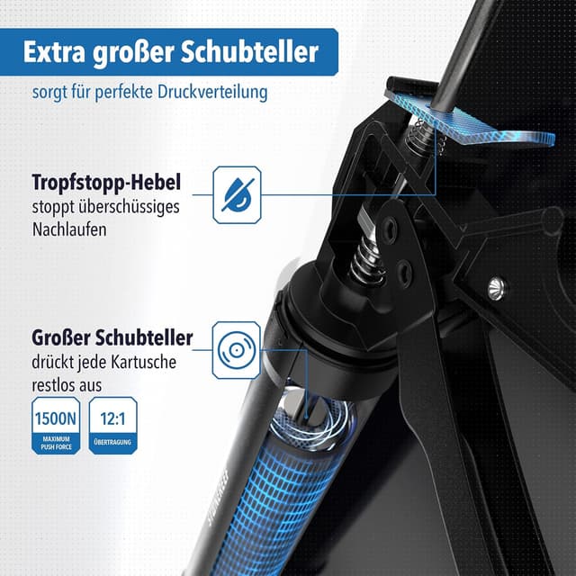 Detalle 1 de STONE REEF 9 Zoll Kartuschenpistole für Dichtstoffe