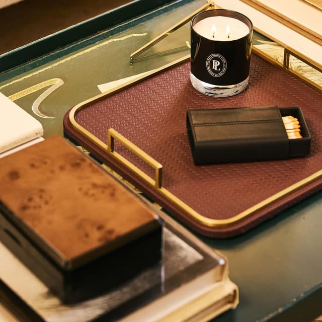 Thumbnail 1 de Preston Lane Mayfair Leather Matchstriker for Mantel 🕯