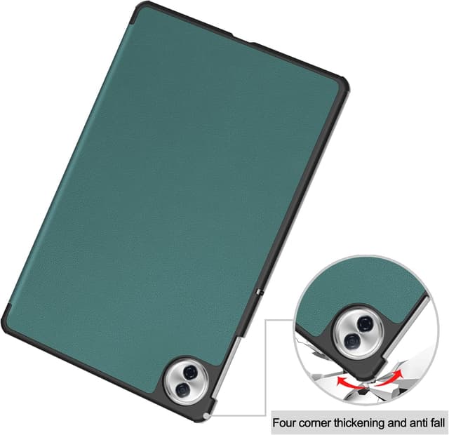 Detalle de Fitudoos Schutzhülle für Honor Pad 10 (12,1") – ultra-dünn mit Standfunktion und automatischem Ruhe-/Wachmodus, grün