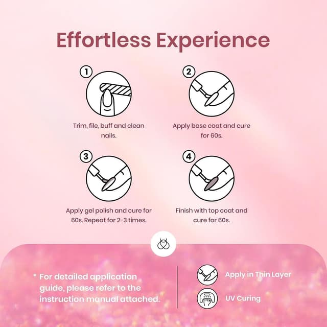 Detalle de Beetles Gel Polish UV-Nagellack 6 Farben