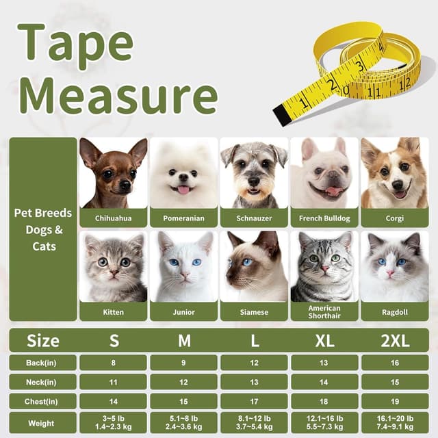 Detalle de Waffle Knit Cat & Dog T Shirt for Small Dogs – Stretchable Puppy Shirt for Sphynx & Small Breeds (2 PCS, Large)