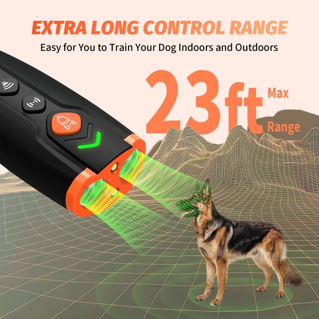 Thumbnail 5 de AOZOOM Ultrasonic Bark Deterrent 50ft