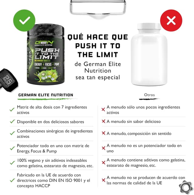 Detalle 2 de Push it to the Limit - Pre-Entrenamiento Kiwi Uva 💪