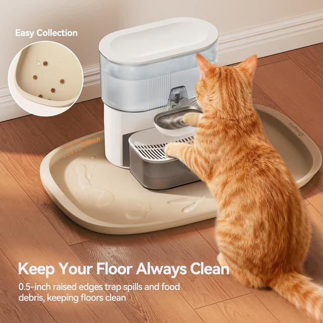 Thumbnail 3 de FEELNEEDY Tappetino Ciotola Beige 45x30 cm