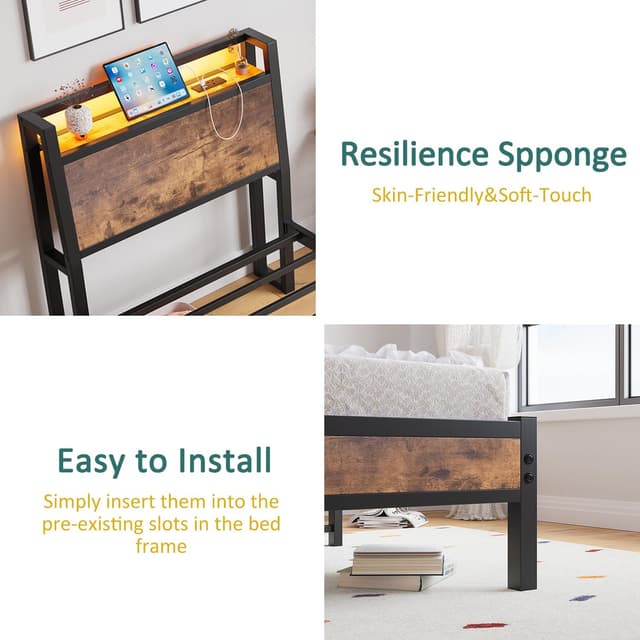 Thumbnail 6 de JELUTE 3ft single bed frame with charging