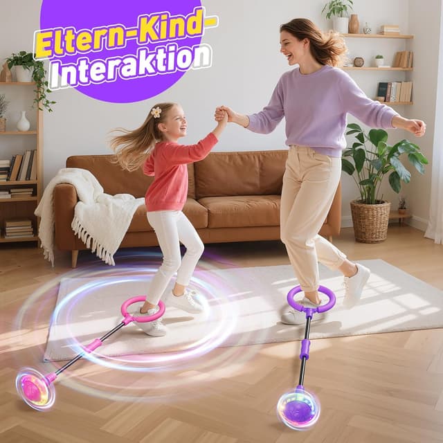 Thumbnail 3 de Jofuni Springring Fußkreisel mit Zähler 🪀