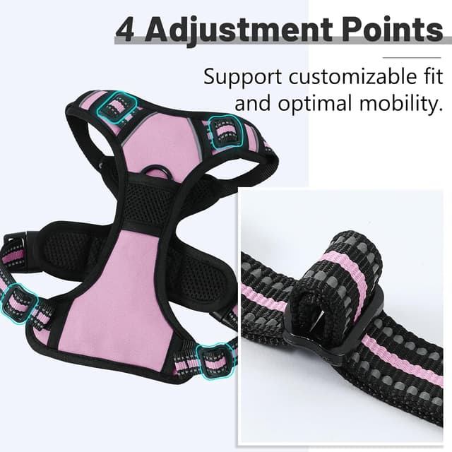 Thumbnail 4 de Belababy Dog Harness No Pull, Adjustable S