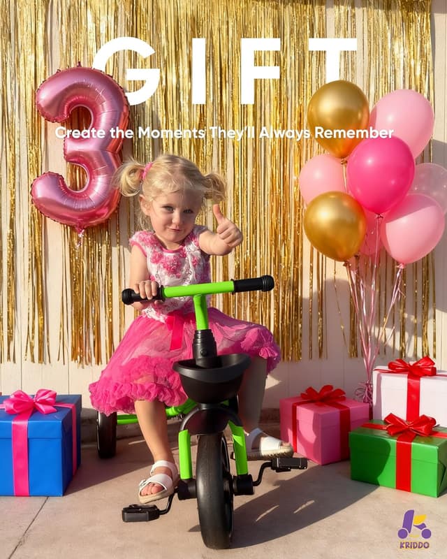 Thumbnail 6 de KRIDDO Tricycle for 24-Month to 4-Yr Kids