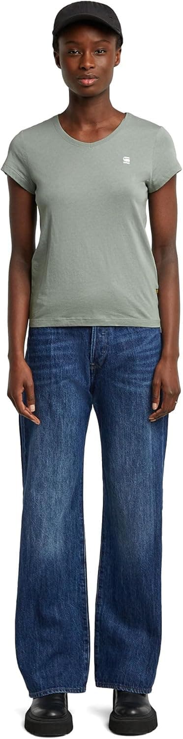 Detalle de G-STAR Women’s Moto Slim U-Neck Top