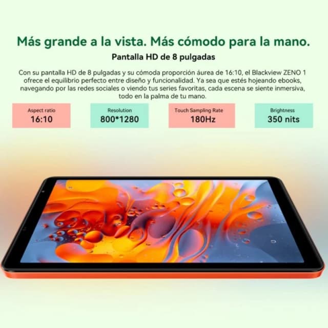 Thumbnail 1 de Blackview Zeno 1 Tablet 8" HD, 6 GB, 256 GB