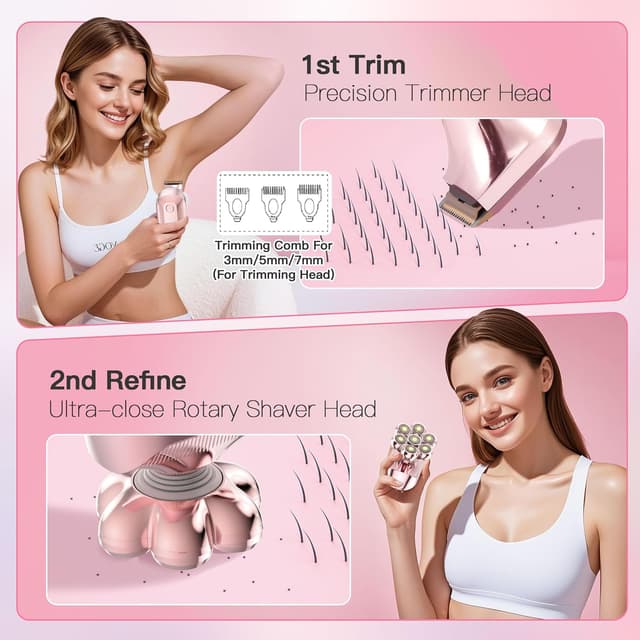 Detalle 2 de HEBECA 7D afeitadora eléctrica para mujer