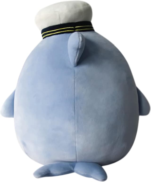 Detalle de Squishmallows 8-Inch Samir Blue Whale Plush with Sailor Hat (Little Ultrasoft) by Kelly Toy