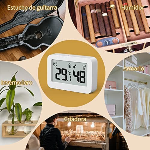 Thumbnail 5 de DOOMAY 2Pcs higrómetro termómetro interior
