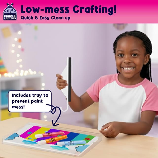 Detalle de Squeegee painting kits Unicorn 10 paints