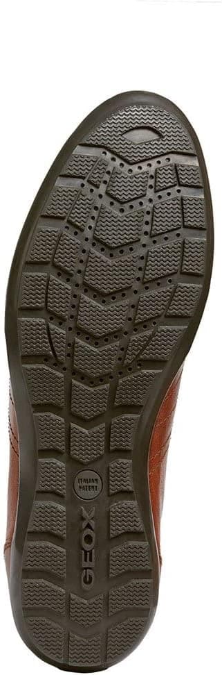 Detalle de Geox U SYMBOL Herren-Sneakers aus Smooth Leather für Lifestyle & Outdoor